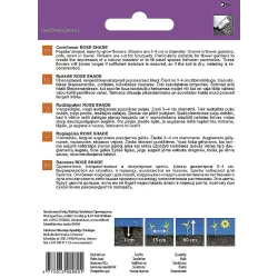 Sēklas ziedu rudzupuķe rose shade 0.4g