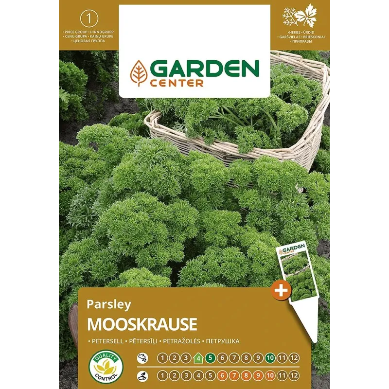 Sēklas Garden Center pētersīļi MOSSKRAUSE, 2 g