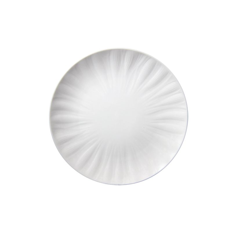 Šķīvis 15 cm domoletti floral balts