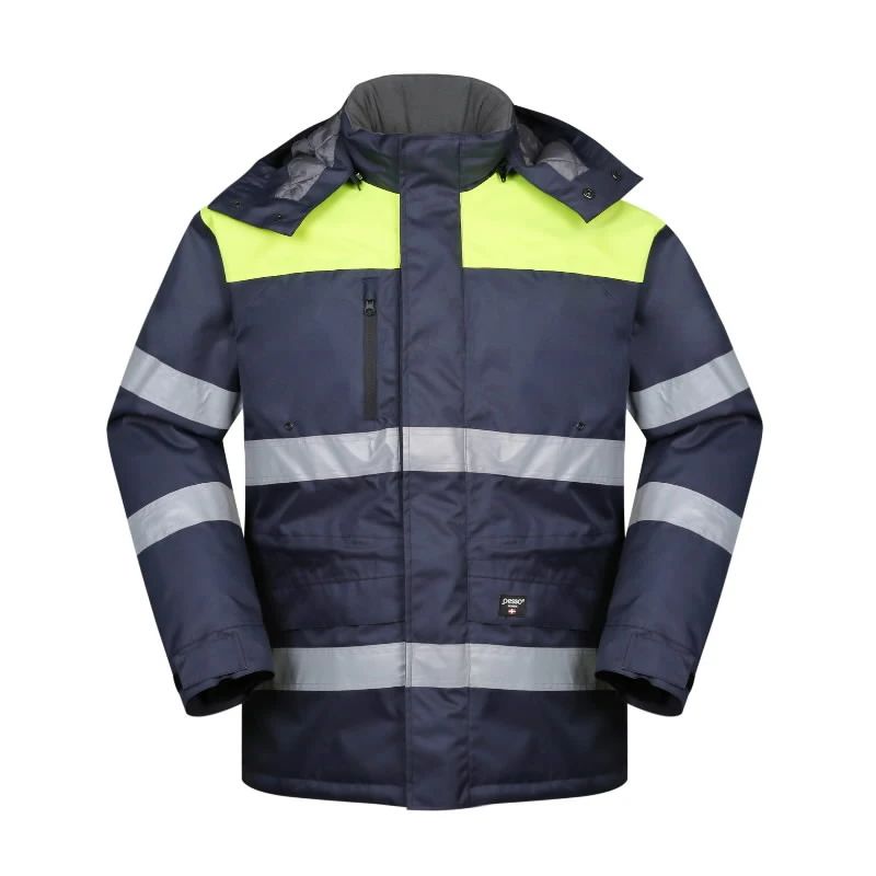 Jaka ziemas hana pelēkzila-dzeltena 2xl