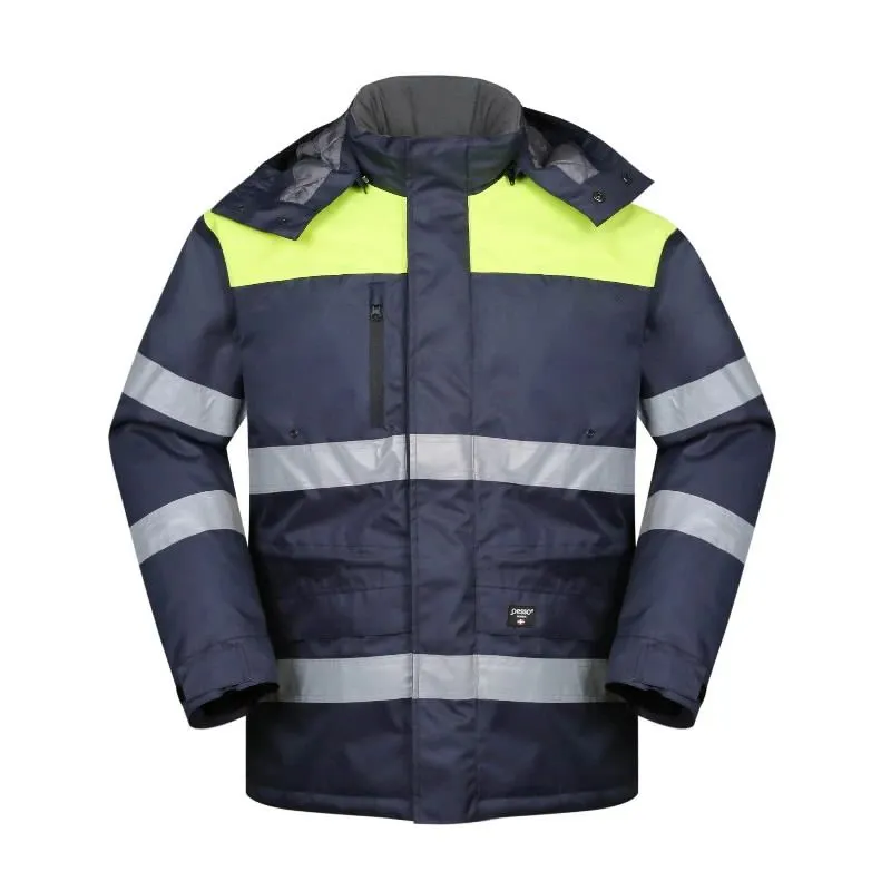 Darba jaka Pesso, zila-dzeltena-pelēka, 2XL izmērs