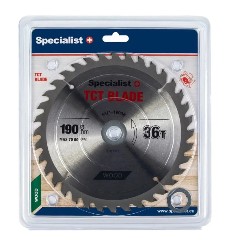 Zāģripa Specialist+ 51-1-19036, 190 mm x 30 mm