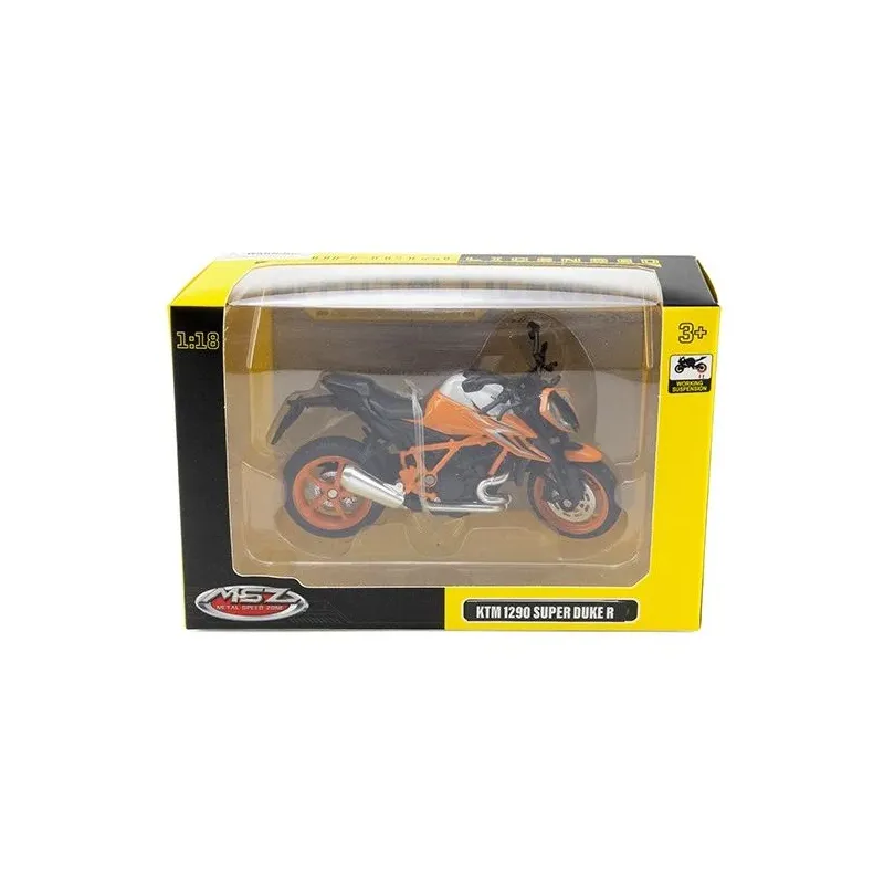 MSZ Miniatūrais modelis - KTM 1290 Super Duke R, mērogs 1:18