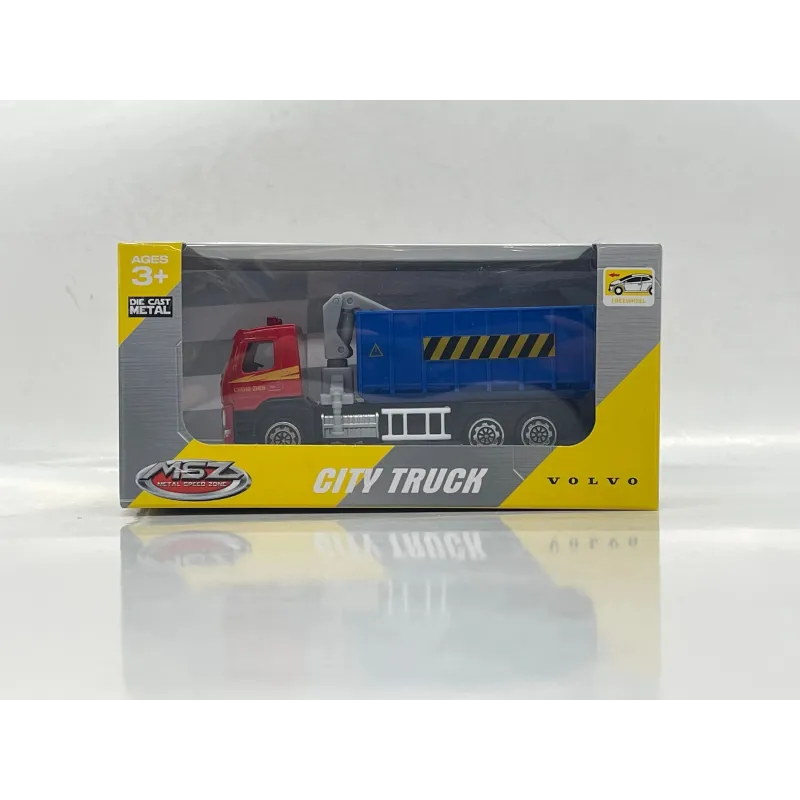 MSZ Die-cast Volvo kravas auto modelis ar ceļamkrānu mērogā 1:72