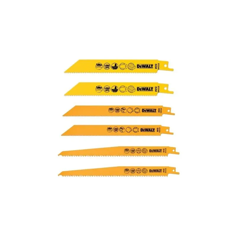 Zāģīšu komplekts Dewalt DT2444-QZ, 20.3 cm, 6 gab.