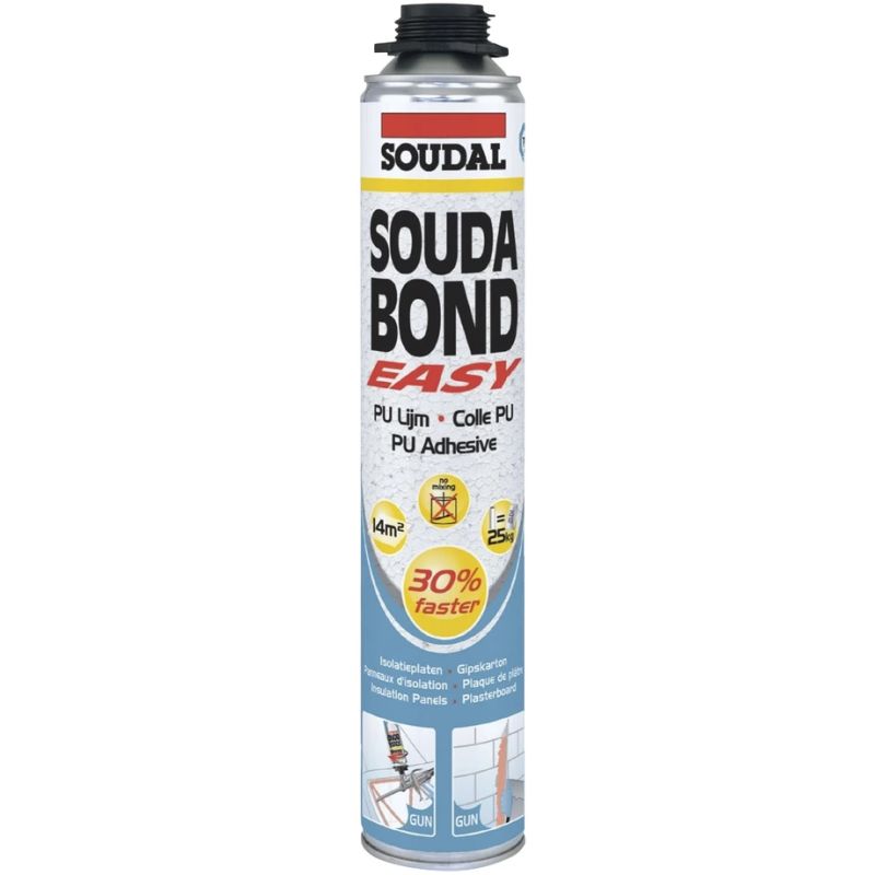 Līme poliur. soudabond easy gun 750ml