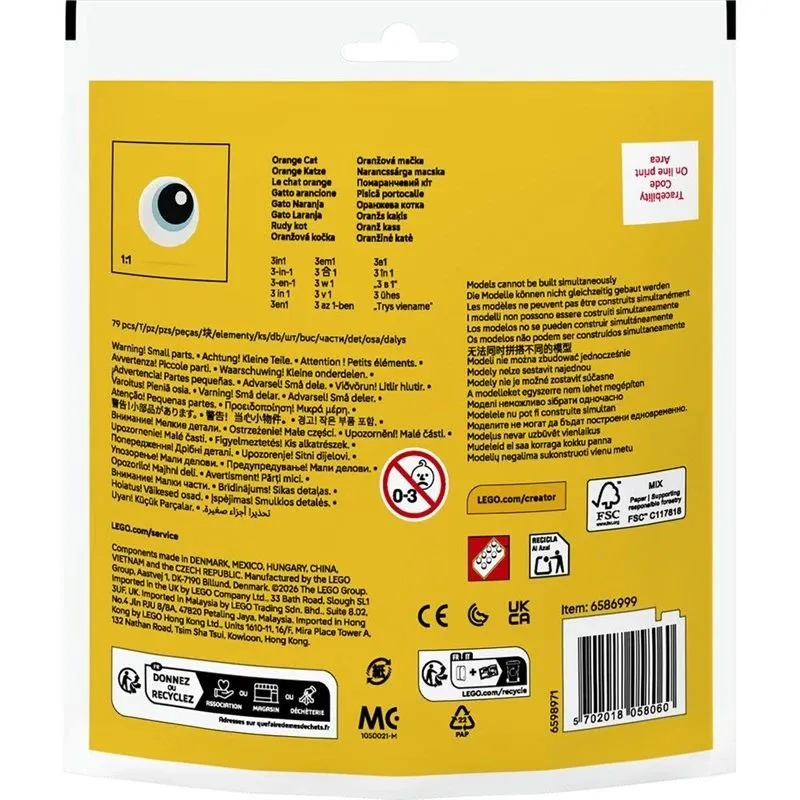 Konstruktors LEGO Cat 30714. 79 gab.