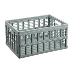 Kaste salokāma l pelēkzaļa 24x48x35cm