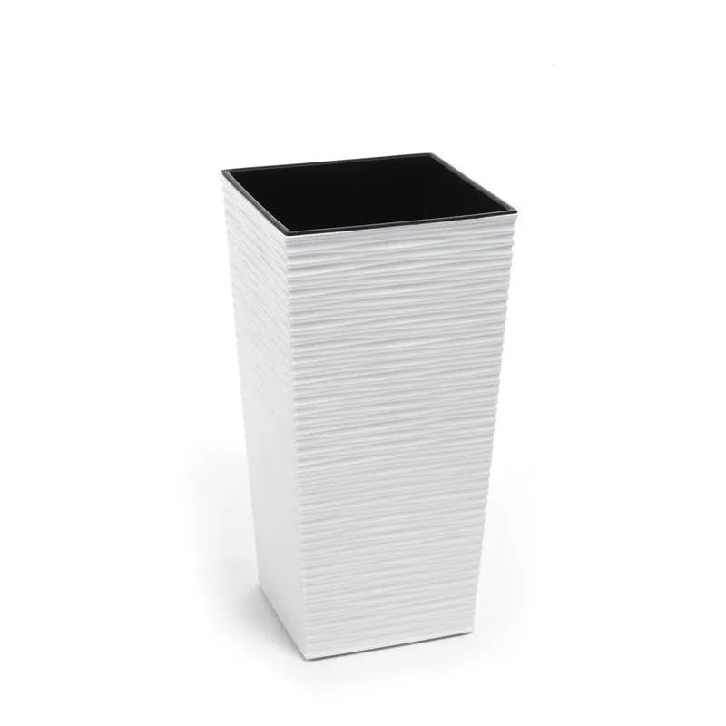 Puķu pods Lamela 590-05, plastmasa, balta krās.