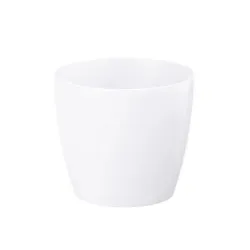 Lillepott Lamela Magnolia 753-05, plastik, valge