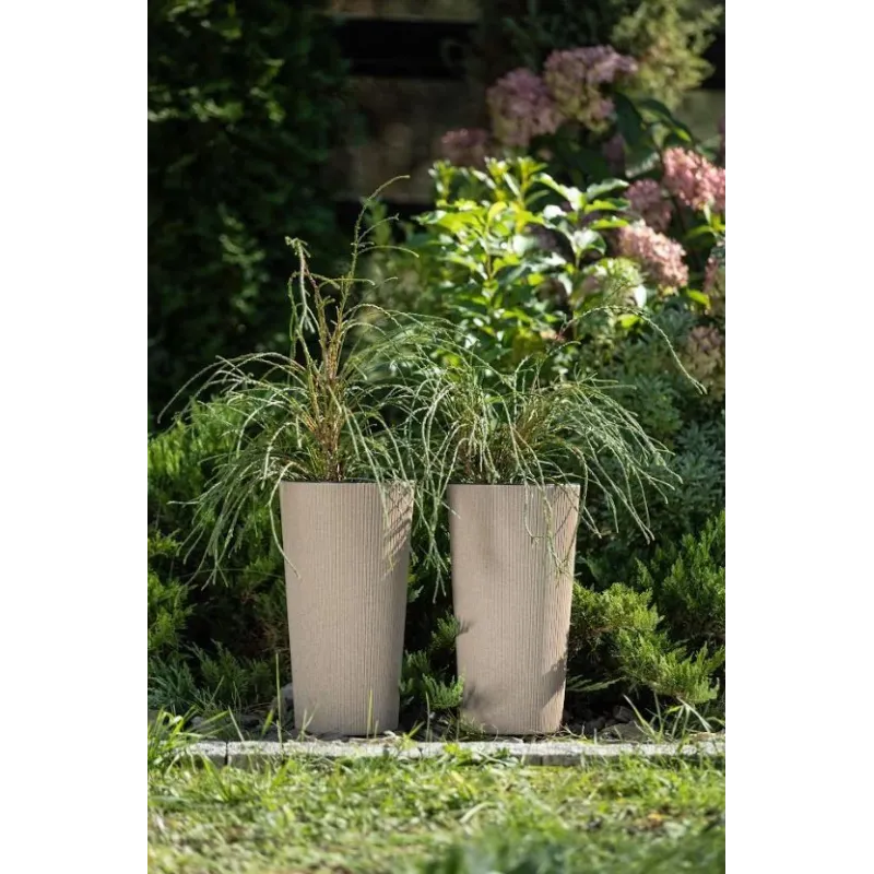 Puķu pods Lamela Lilia 878-85, plastmasa, brūna krās.