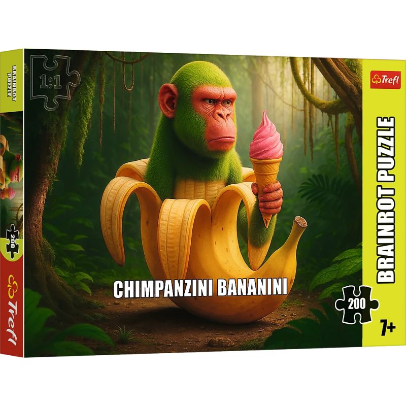 TREFL BRAINROT Puzle Chimpanzini Bananini, 200 gab.
