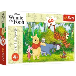 TREFL DISNEY WINNIE THE POOH Puzle Vinnijs Pūks, 60 gab.