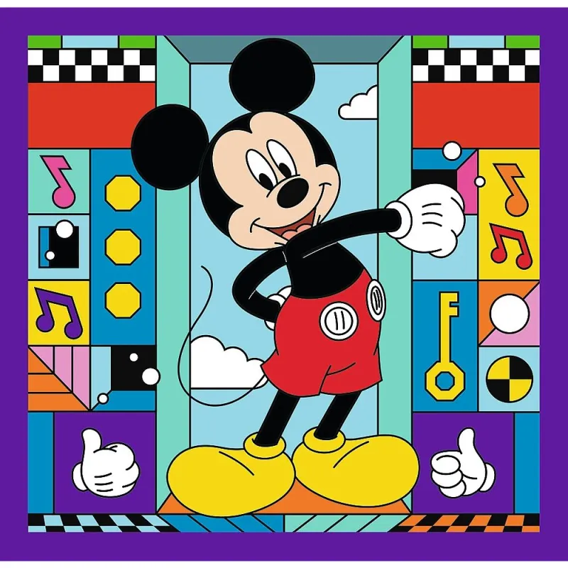 TREFL DISNEY 3 dėlionių rinkinys „Mikio pelė“