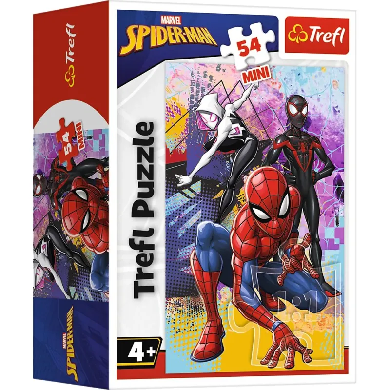 TREFL SPIDER-MAN Mini dėlionė „Žmogus-voras“ 54 det.