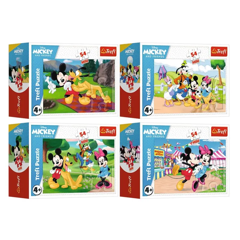 TREFL DISNEY Puzle Mini Mikijs, 54 gab.