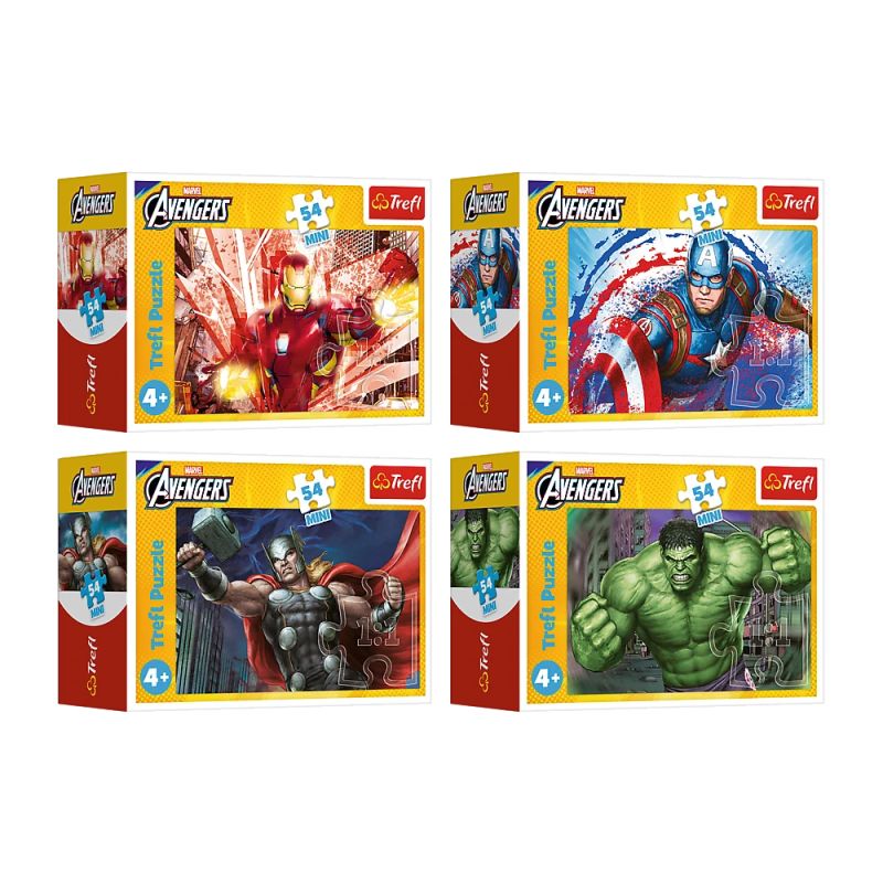 TREFL AVENGERS Mini puzle, 54 gab.