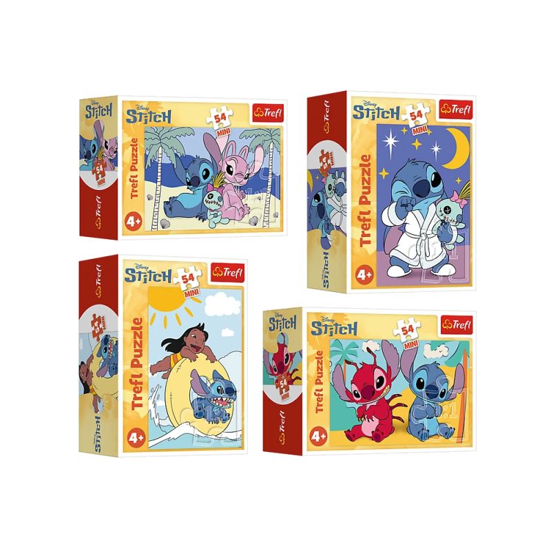 TREFL DISNEY STITCH Puzle Mini, 54 gab.