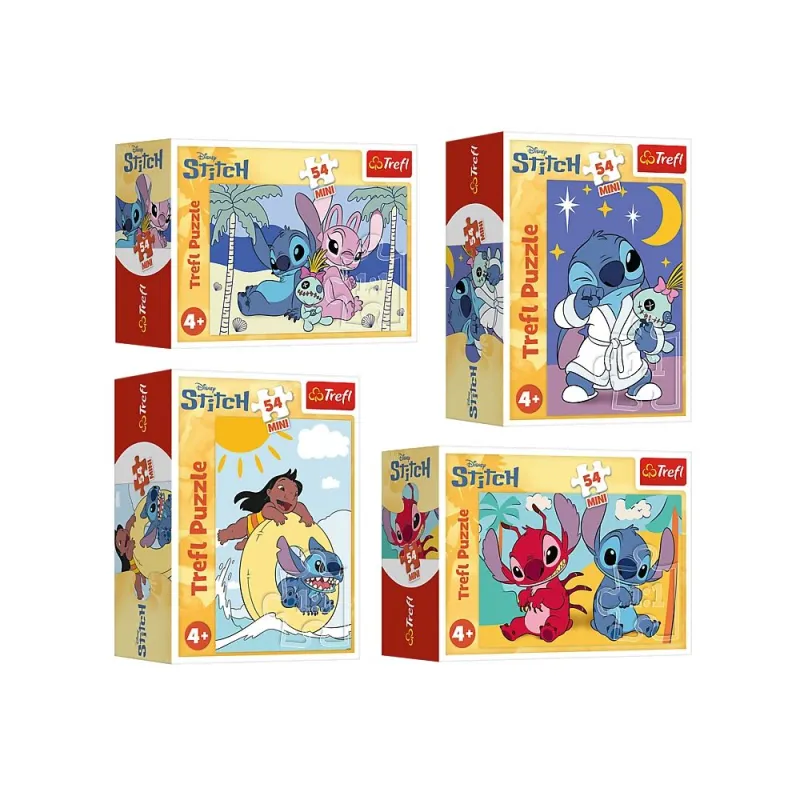 TREFL DISNEY STITCH Puzle Mini, 54 gab.