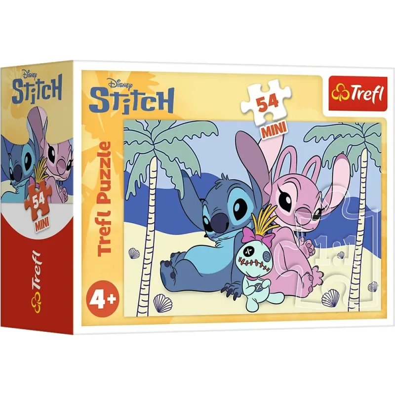 TREFL DISNEY STITCH Mini dėlionė „Lilo&Stitch“, 54 det.