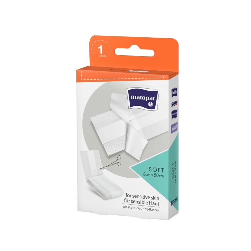 Plāksteri soft griežami 6cmx0.5m