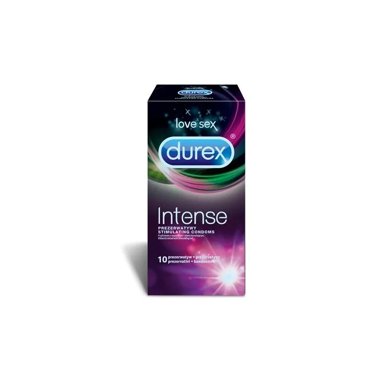 Prezervatīvi Durex Intense, 10 gab.
