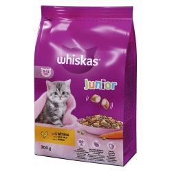 Barība kaķu sausā whiskas jun.vista 300g
