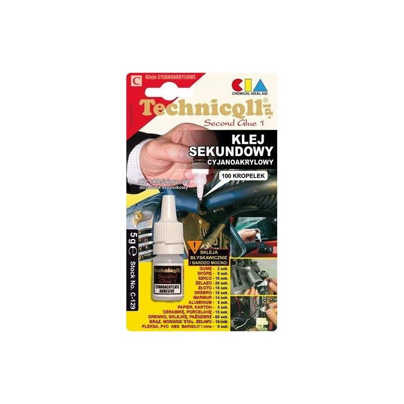 Ātrā līme technicqll second glue 5gr