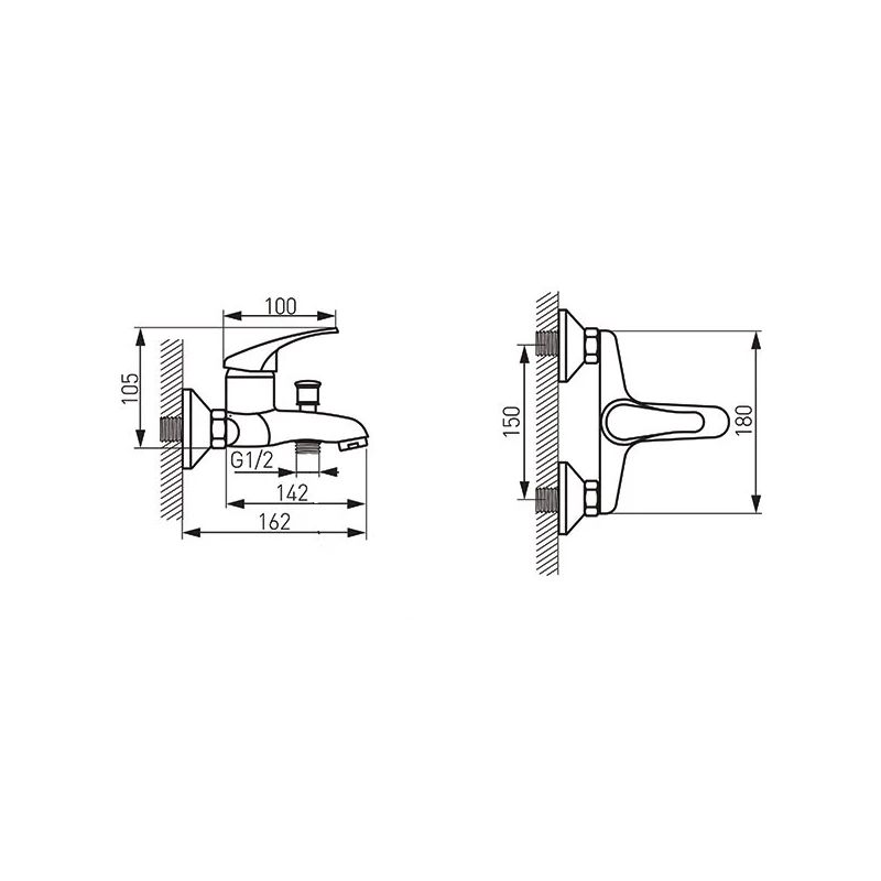 Maisītājs vannas primo ecologic bop1ea