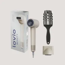 Lovio LVHD001BE Hair Dryer With Ionization AirFlow