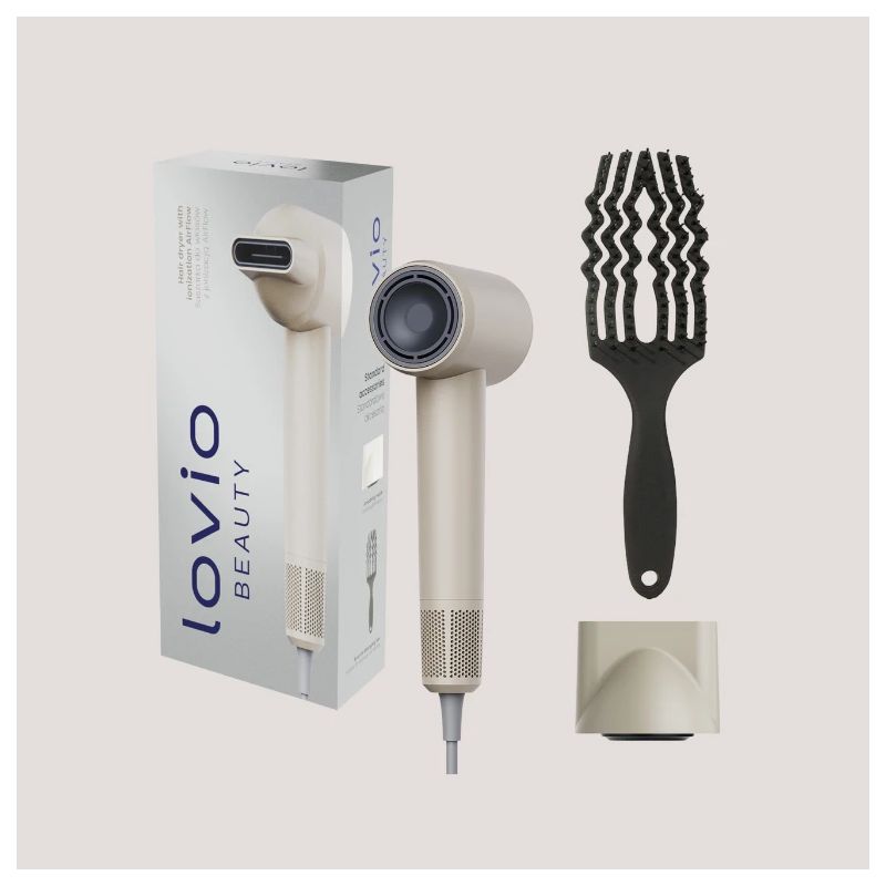 Lovio LVHD001BE Hair Dryer With Ionization AirFlow