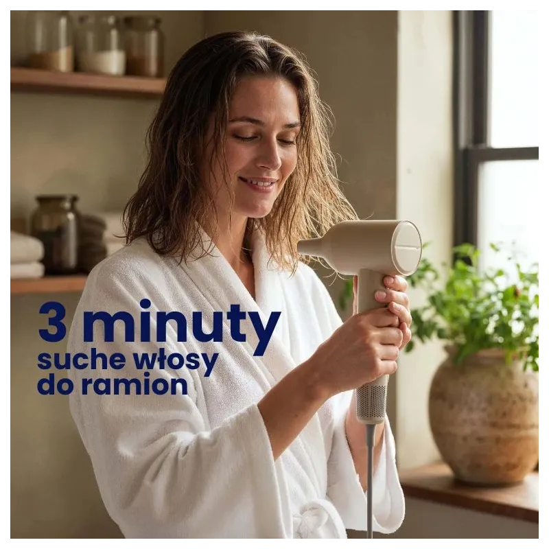 Lovio LVHD001BE Hair Dryer With Ionization AirFlow