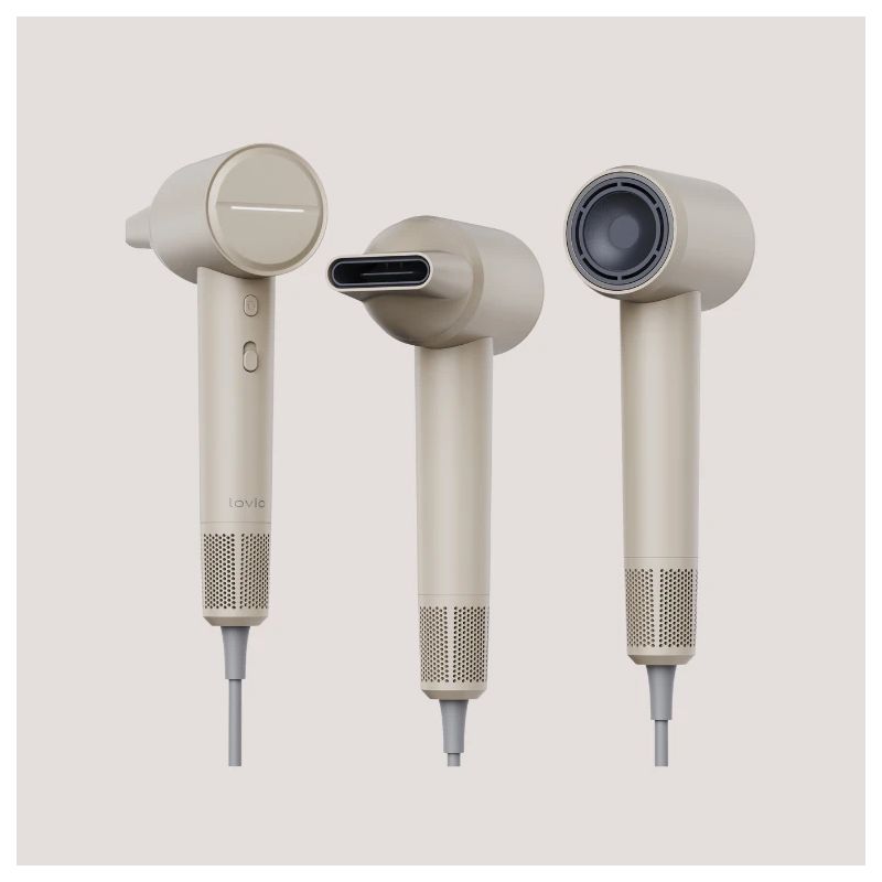 Lovio LVHD001BE Hair Dryer With Ionization AirFlow
