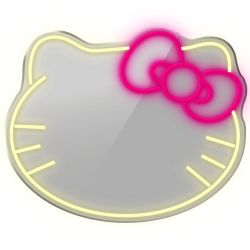 Manta MASNL129WH Style Neon Lights Cat With A Bow LED Neon Mirror