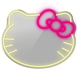 Manta MASNL129WH Style Neon Lights Cat With A Bow LED Neon Mirror