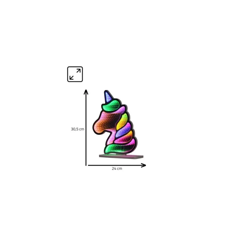 Manta MASNL134MT Style Neon Lights UNICORN With A Tunnel Effect