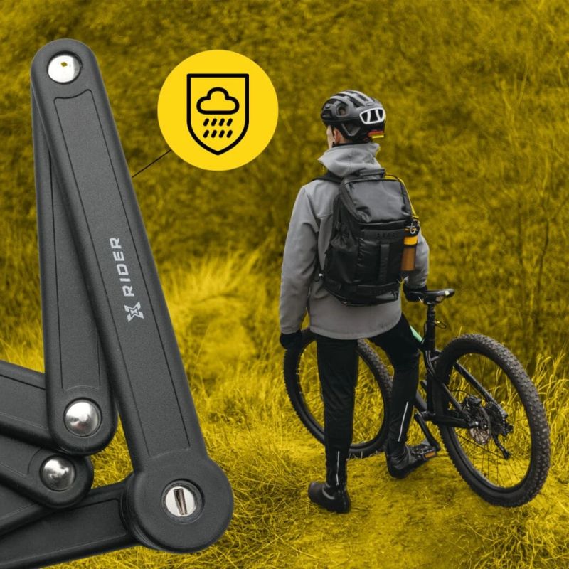 XRIDER XR00FL01 Segmented Folding Bike Lock for Frame