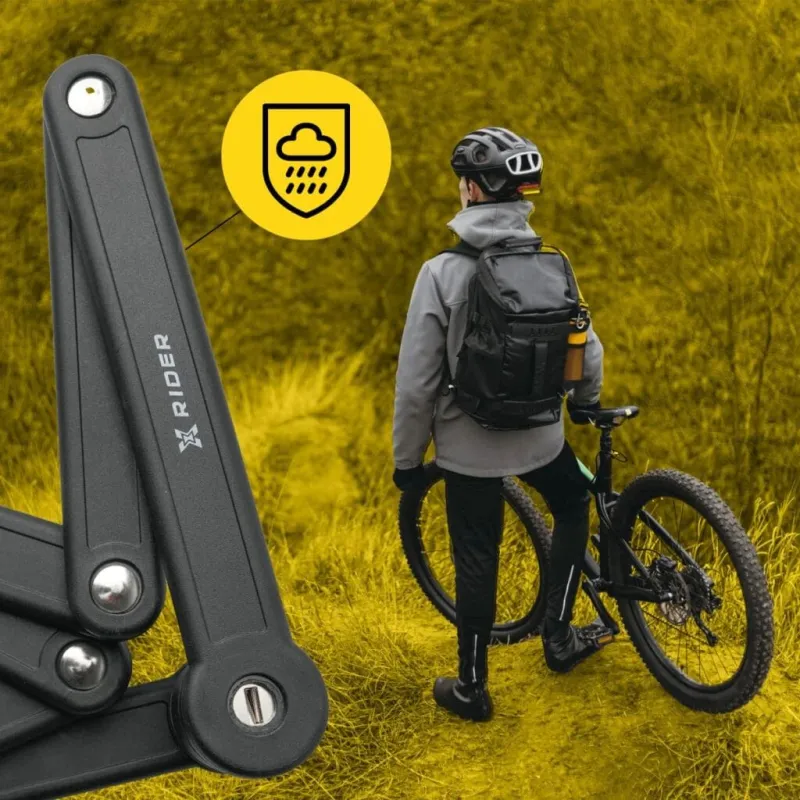 XRIDER XR00FL01 Segmented Folding Bike Lock for Frame