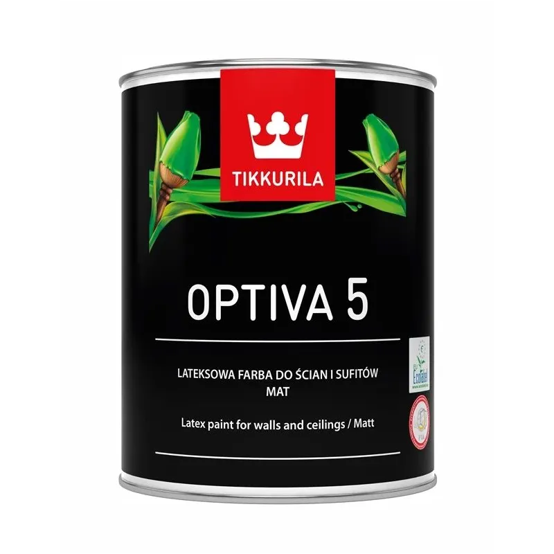 Krāsa Tikkurila 5, ūdens bāzes, matēts, 0.9 l
