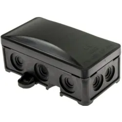 Nozarkārba virsapmetuma melna UV 90x45x40mm IP54