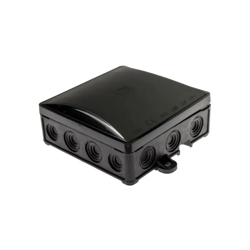 Nozarkārba virsapmetuma melna UV 90x90x40mm IP54