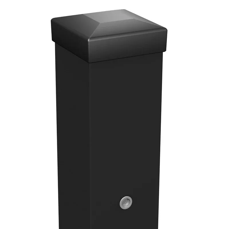 Stabs Polargos W6752, 7x7x215 cm, melna