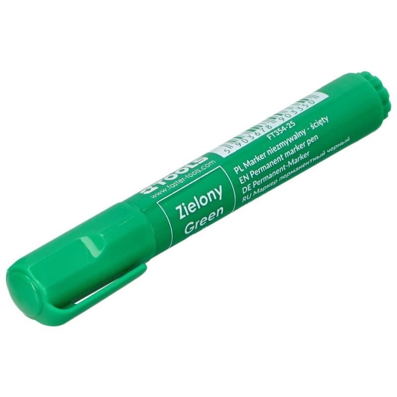 Marķieris Faster permanents zaļš šķelts
