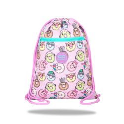 Sporta soma happy donuts rozā-zils