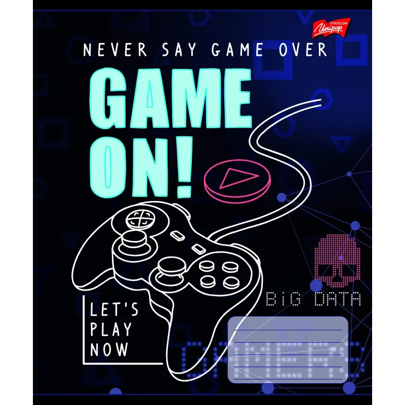 Burtnīca, līniju, 48 lapas, ,krāsa-dizains tiek izvēlēts nejauši,