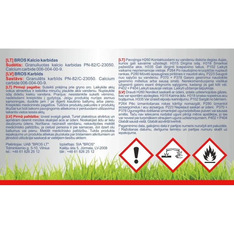 Biopon karbīds kurmju atbaidīšanai 500 g