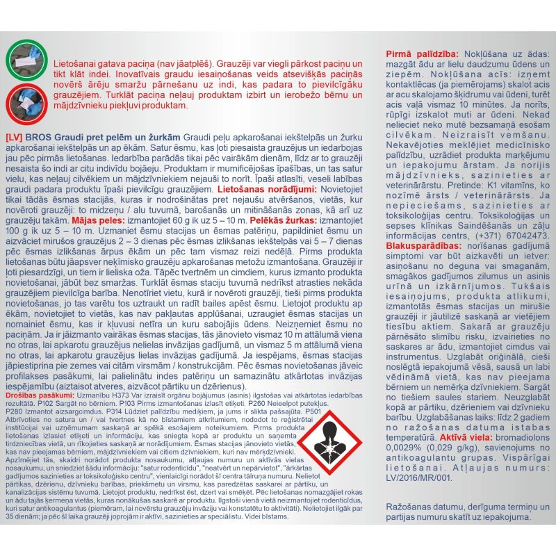 Inde graudi žurk-pel 120g 1732 lv