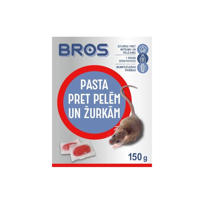 Inde bait žurk-pel bros 150g 1639 lv