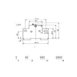 Slēdzis autom sv 340 40a 3f 02423323,4,