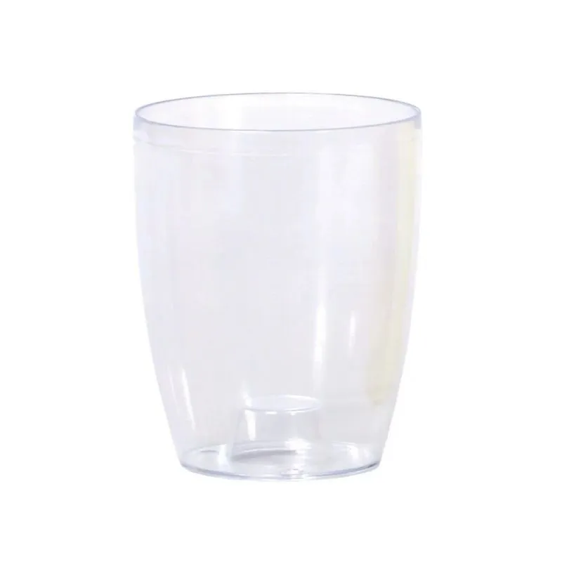 Puķu pods Prosperplast Douw DUOW160P, plastmasa, caurspīdīga krās.